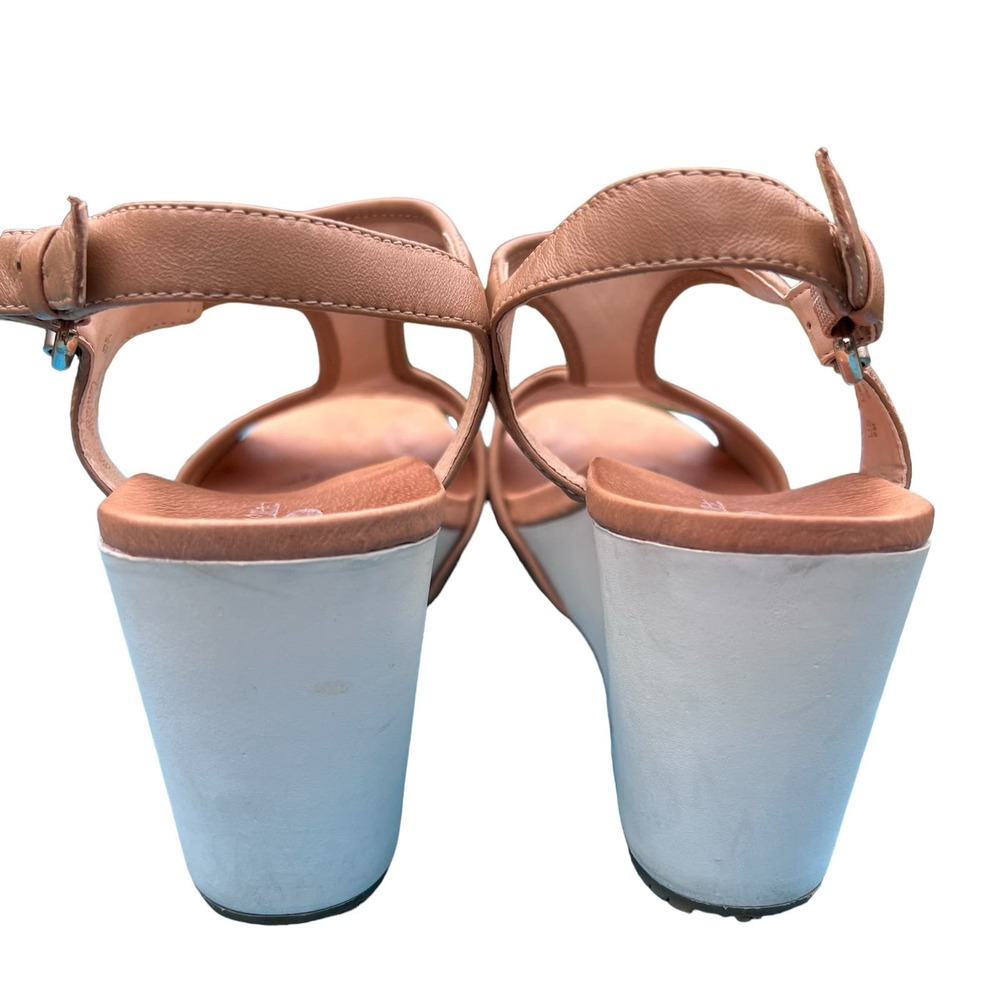 Dr. Scholl’s “Wiley” Women’s Tan & White Platform Sandals 9M - Picture 8 of 11